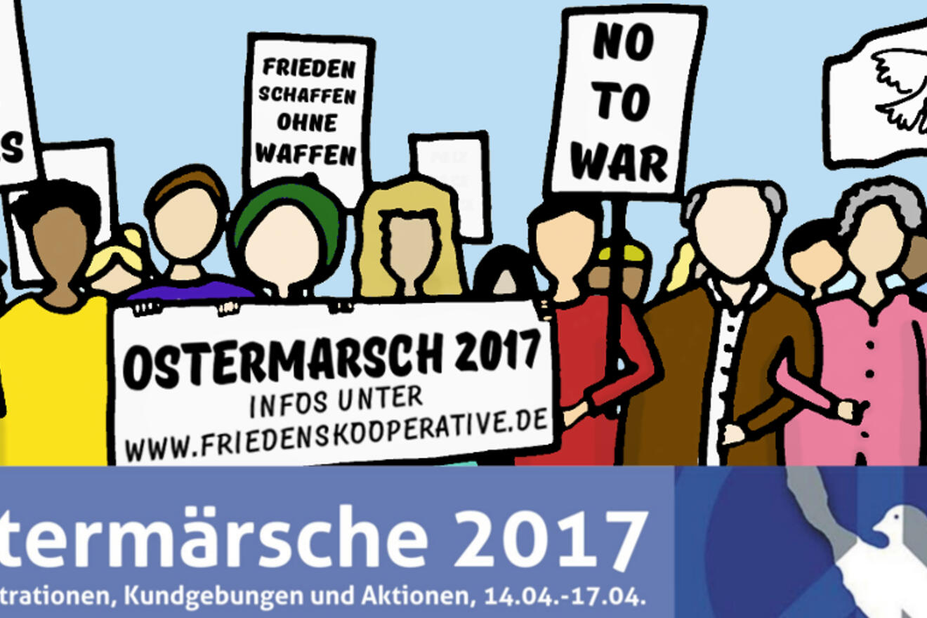 Alle Infos zu den Ostermärschen