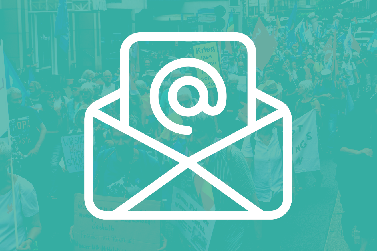 Der Newsletter des Netzwerk Friedenskooperative.