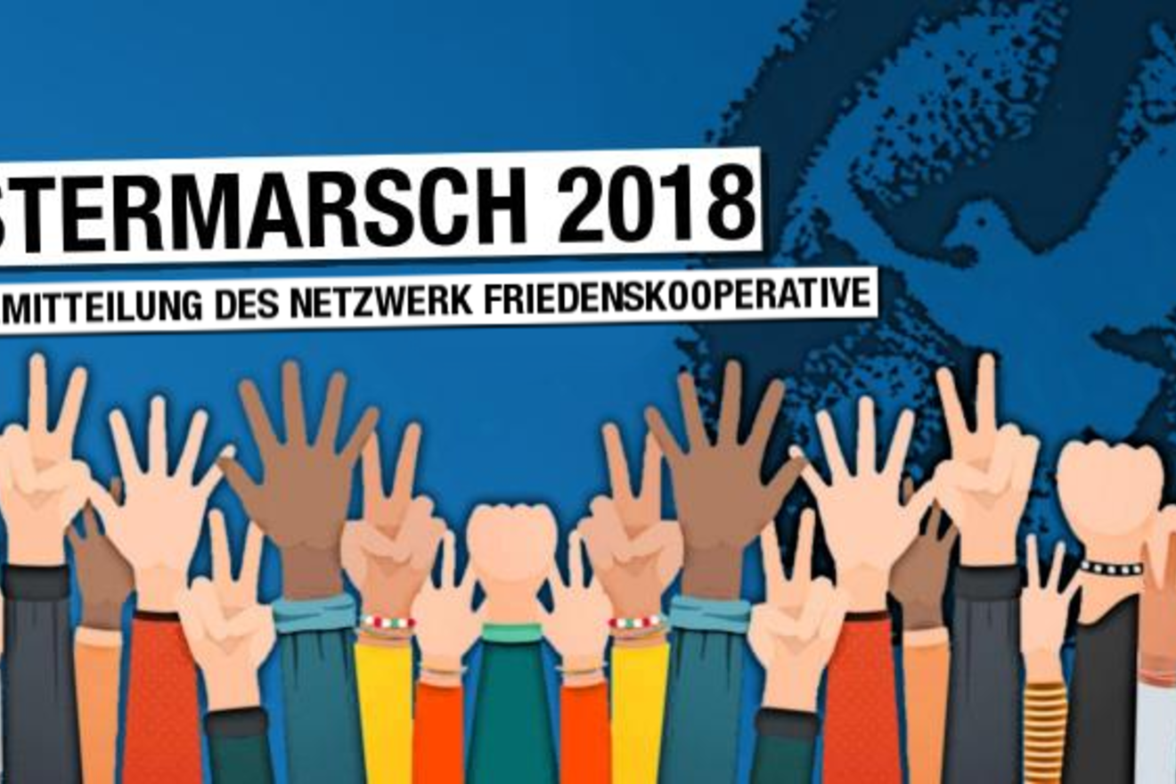 Informationenbüro zu den Ostermärschen 2018