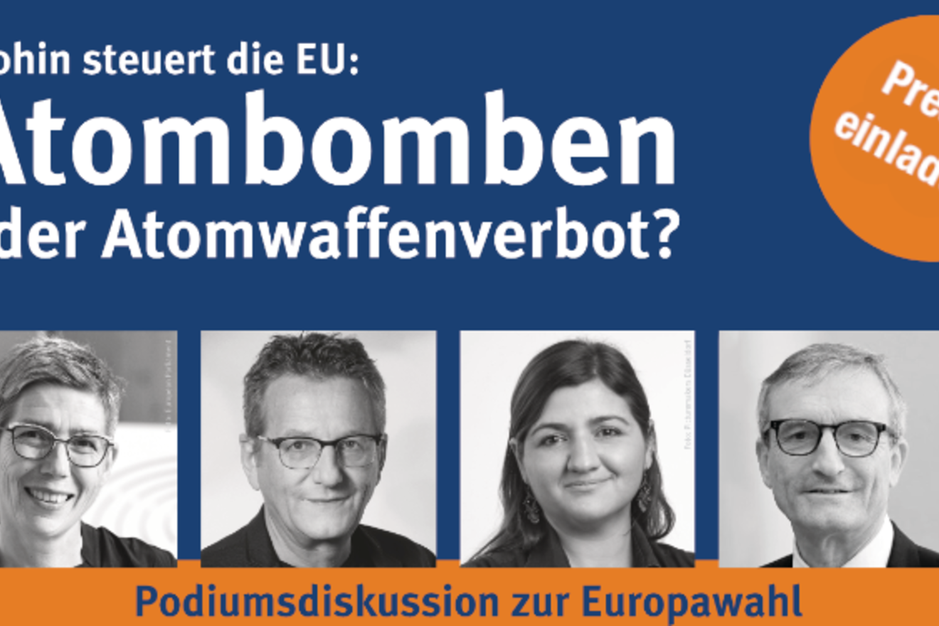 Kandidierende zur Europawahl diskutieren über EU-Atomwaffen