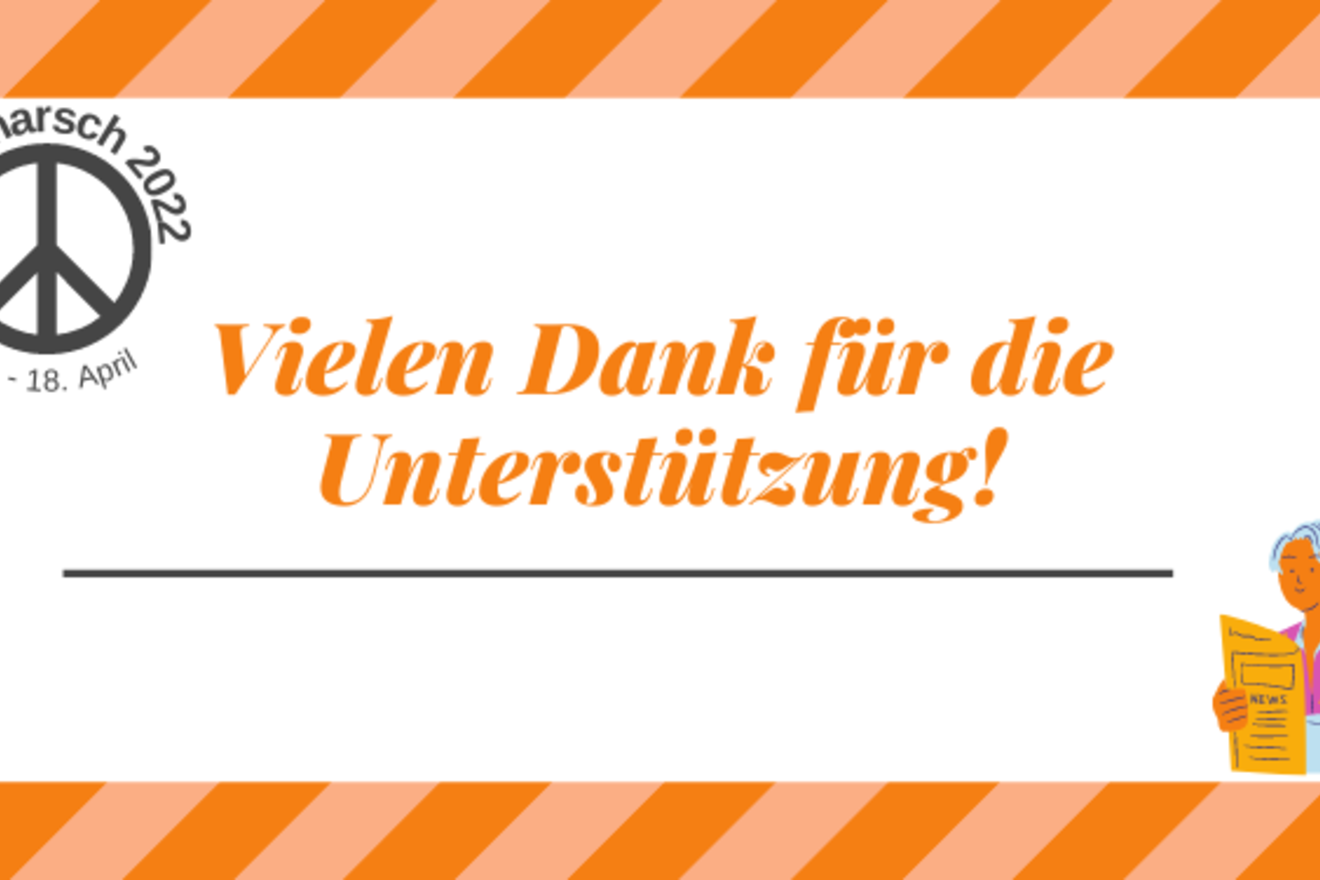 Ostermarsch-Anzeige im "Freitag" und der "taz"