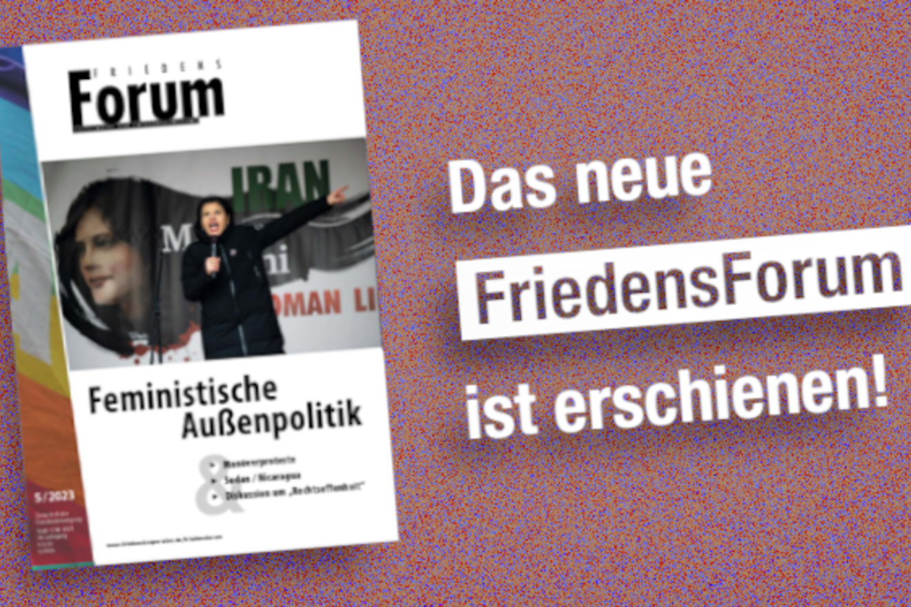 Neues FriedensForum erschienen!