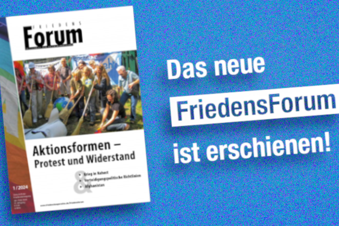 Neues FriedensForum erschienen! 