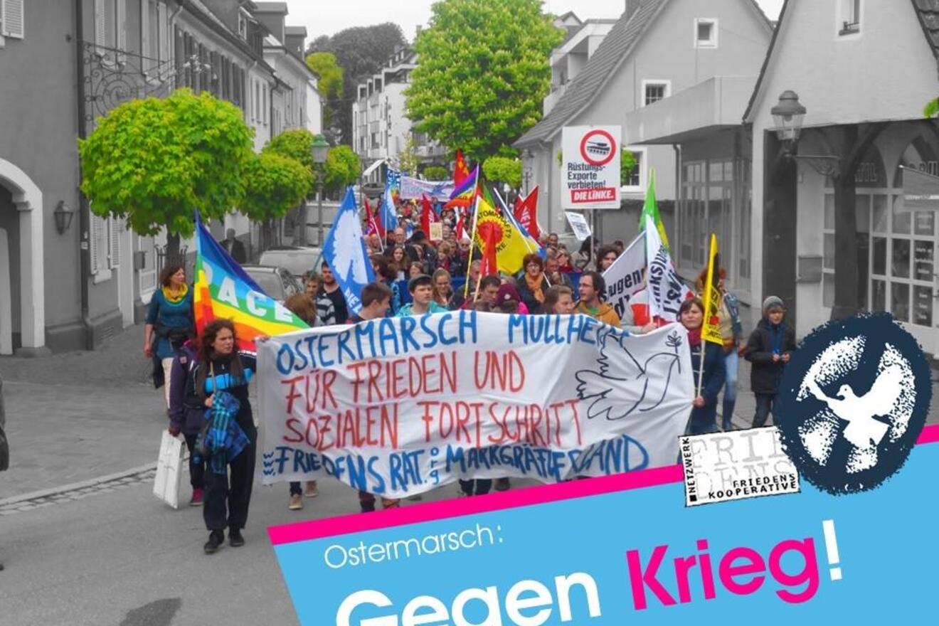 Ostermärsche halten Skepsis gegen Krieg und Militär aufrecht - Fluchtursache Krieg vorrangiges Thema