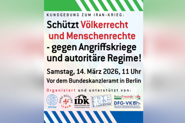 No Bombs on Iran! – Kundgebung in Berlin