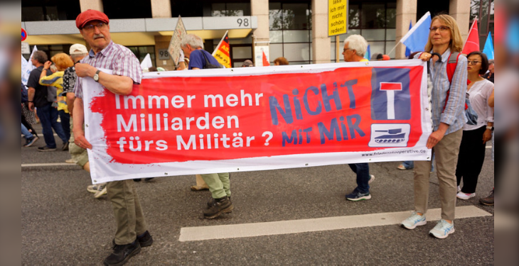 15.000 unterstützen den Appell gegen die Aufrüstung