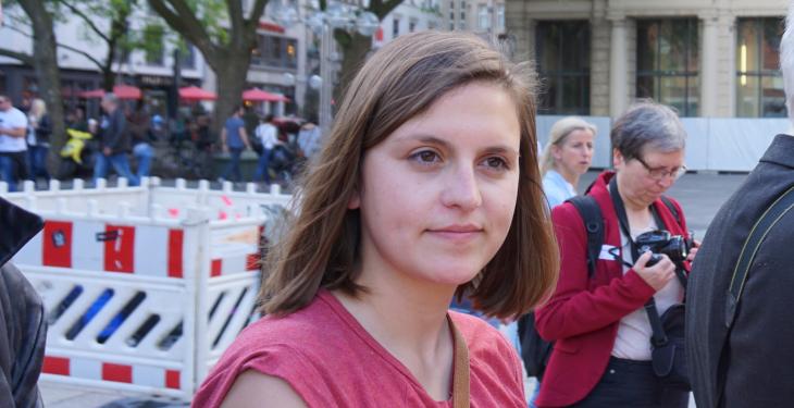 3 Monate lang unterstützte Kathi Müller die Arbeit des Netzwerk Friedenskooperative 