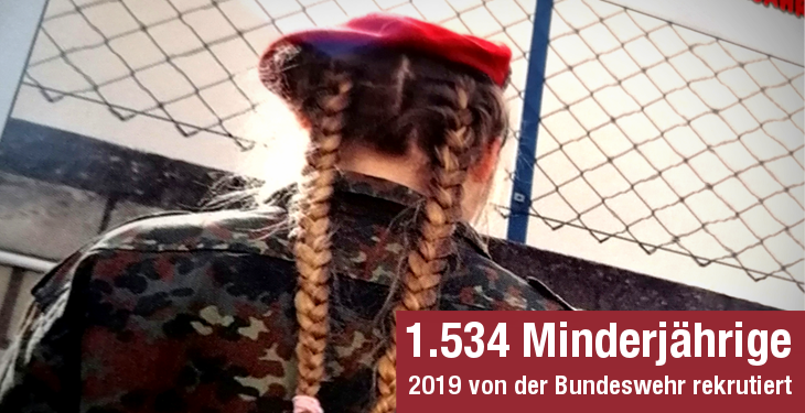 Zahl der Minderjährigen in der Bundeswehr bleibt auch 2019 hoch