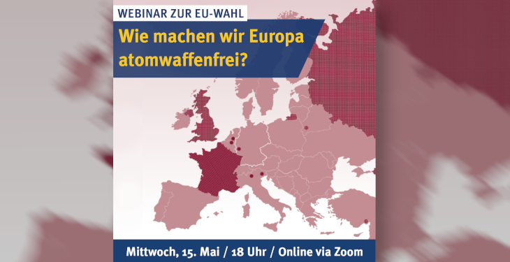 Der Trägerkreis "Atomwaffen abschaffen - bei uns anfagen!" lädt zum Webinar ein.