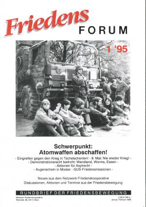 Cover FriedensForum 1/1995