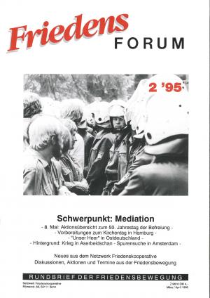 Cover FriedensForum 2/1995