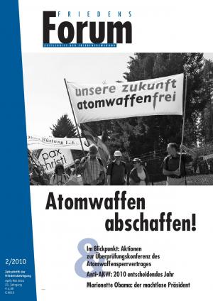 Cover FriedensForum 2/2010