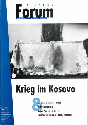 Cover FriedensForum 3/1999