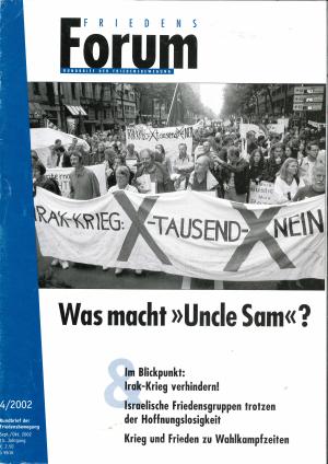 Cover FriedensForum 4/2002