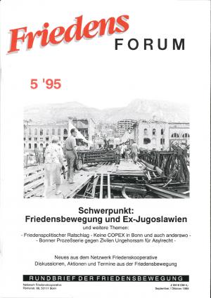 Cover FriedensForum 5/1995