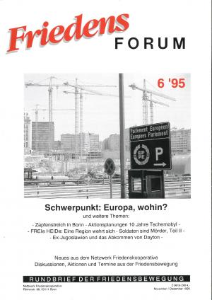 Cover FriedensForum 6/1995