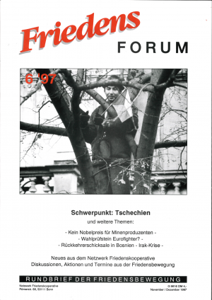 Cover FriedensForum 6/1997