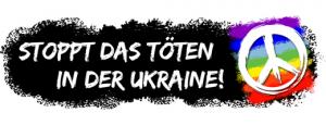 Aktiv werden gegen den Krieg in der Ukraine am 24. Februar 2023