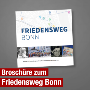 Broschüre zum Friedensweg Bonn