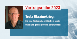 Friedenspolitische Vortragsreise von Andreas Zumach 2023