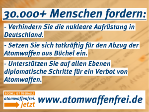 Büchel ist überall! atomwaffenfrei.jetzt: Petition beendet
