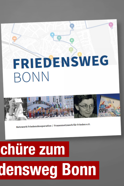 Broschüre zum Friedensweg Bonn