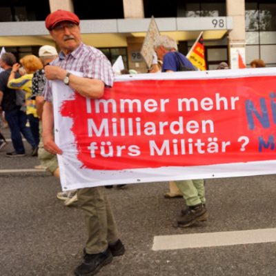 15.000 unterstützen den Appell gegen die Aufrüstung